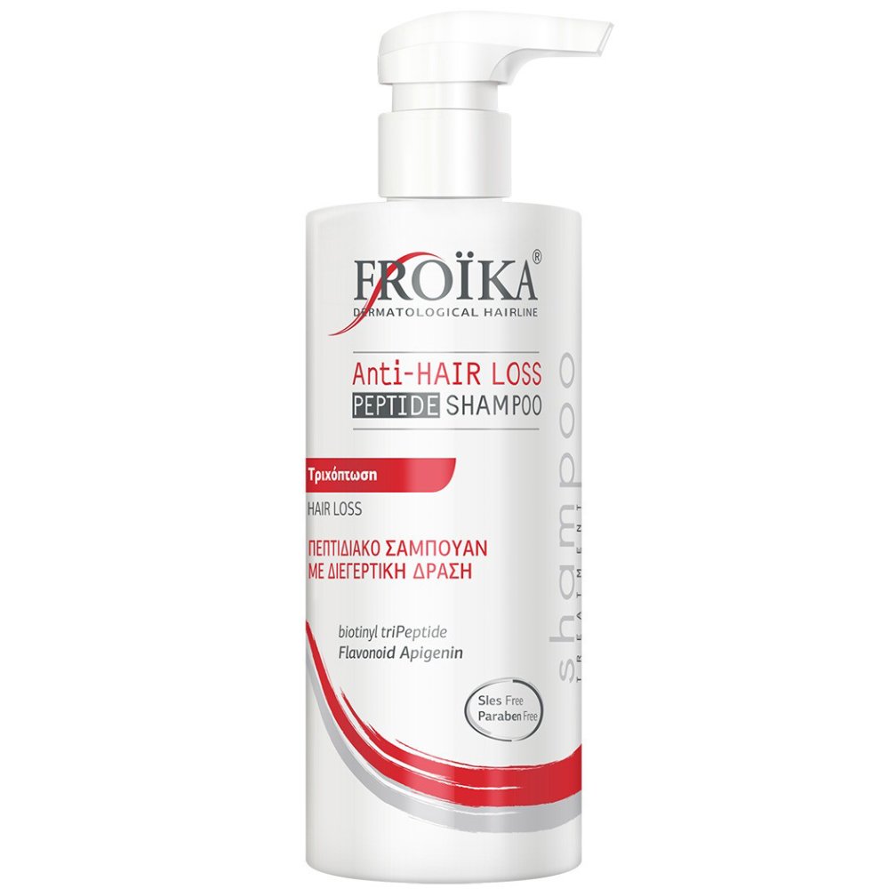 Froika Anti-Hair Loss Peptide Treatment Shampoo Πεπτιδιακό Σαμπουάν με Διεγερτική & Προστατευτική Δράση για Λεπτά & Αδύναμα Μαλλιά με Τάση Τριχόπτωσης με Αντλία 400ml
