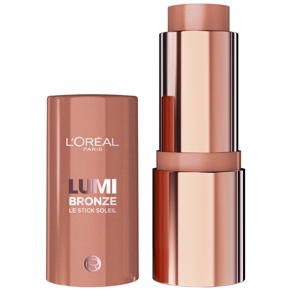 L'Oreal Paris Lumi Bronze Light Clair Le Soleil Stick Κρεμώδες Στικ Ιδανικό για Μπρονζέ Λάμψη Όλη Μέρα 9g - 100 Sunkissed Rose