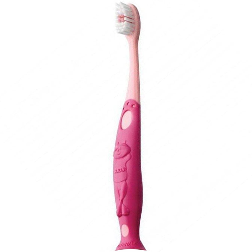 Pierre Fabre Oral Care Elgydium Kids Soft Toothbrush Ροζ - Φούξια Μαλακή Οδοντόβουρτσα για Παιδιά 2 ως 6 Ετών 1 Τεμάχιο