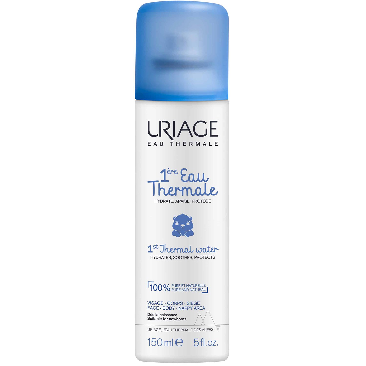 Uriage Baby 1st Eau Thermal Water Φυσικό Βρεφικό Ενυδατικό & Καταπραϋντικό Ιαματικό Νερό για Πρόσωπο, Σώμα & Περιοχή της Πάνας Κατάλληλο από την Γέννηση 150ml