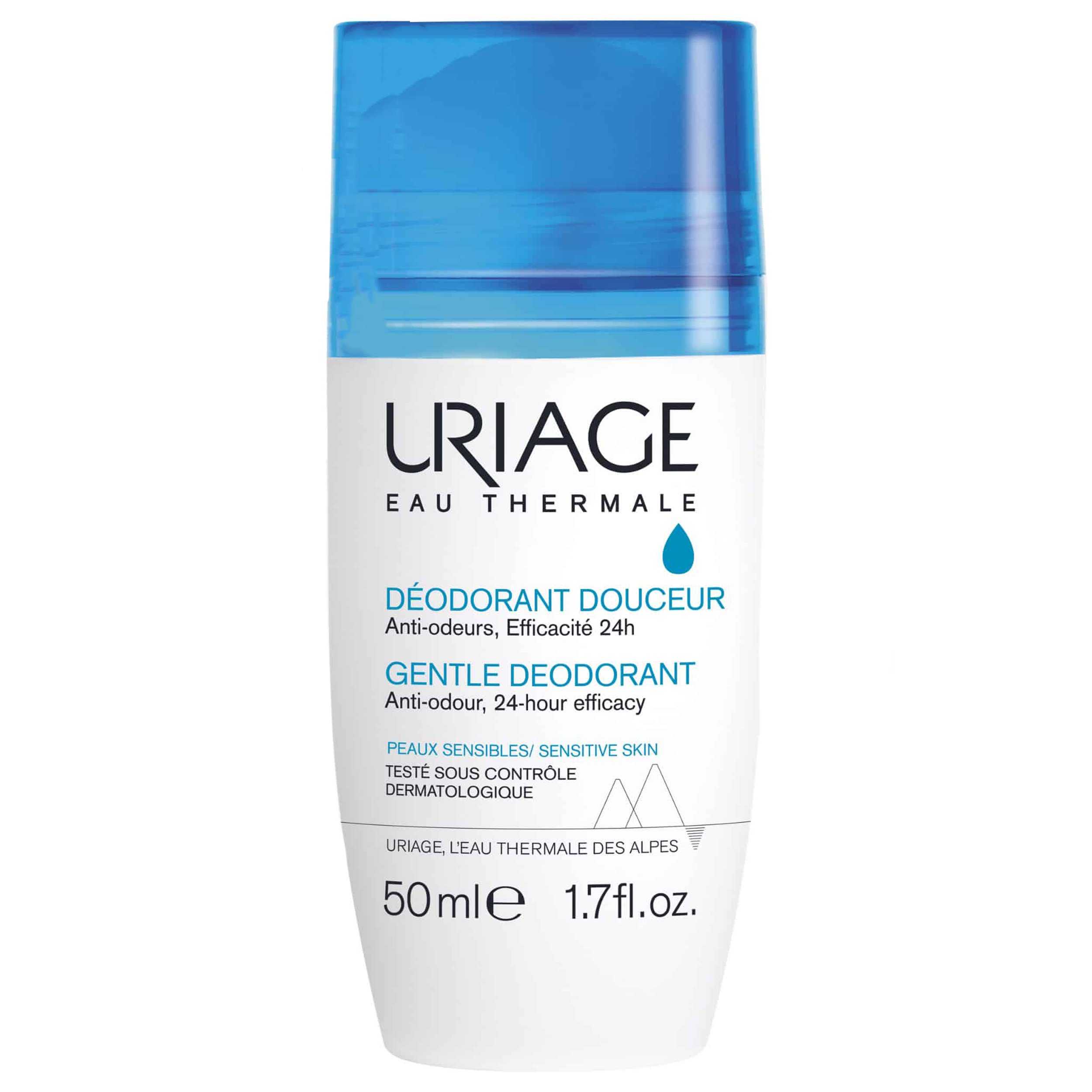 Uriage Gentle Deodorant Απαλό Αποσμητικό Χωρίς Άλατα Αλουμινίου 50ml