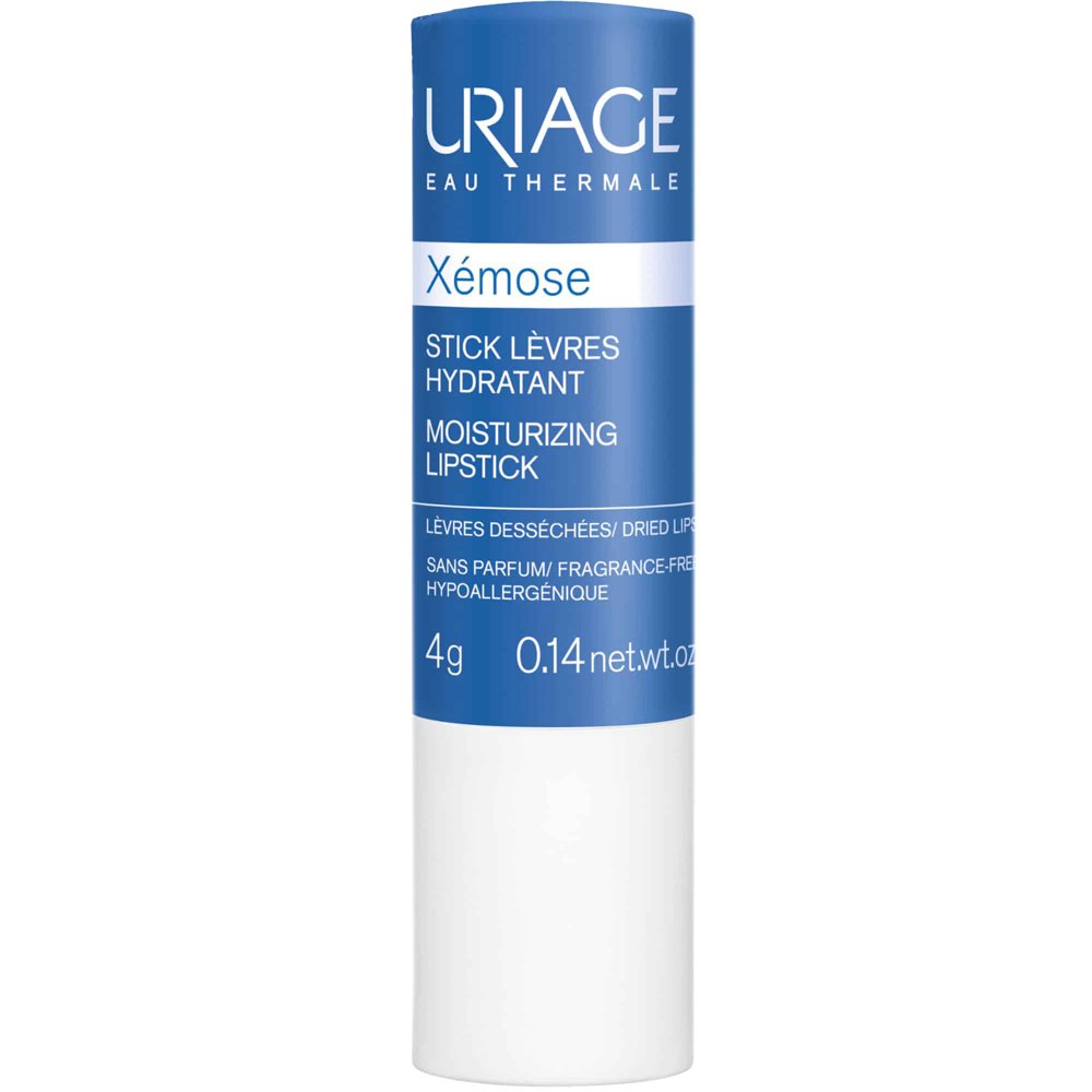 Uriage Xemose Moisturizing Lipstick Ενυδατικό, Θρεπτικό Stick Χειλιών Χωρίς Άρωμα για Προστασία από τις Εξωτερικές Επιθέσεις 4g