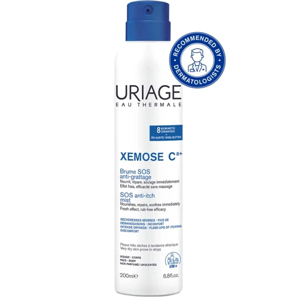 Uriage Xemose C8+ SOS Anti-Itch Mist Λεπτόρρευστο Mist με Άμεση Αποτελεσματικότητα Κατά του Κνησμού 200ml