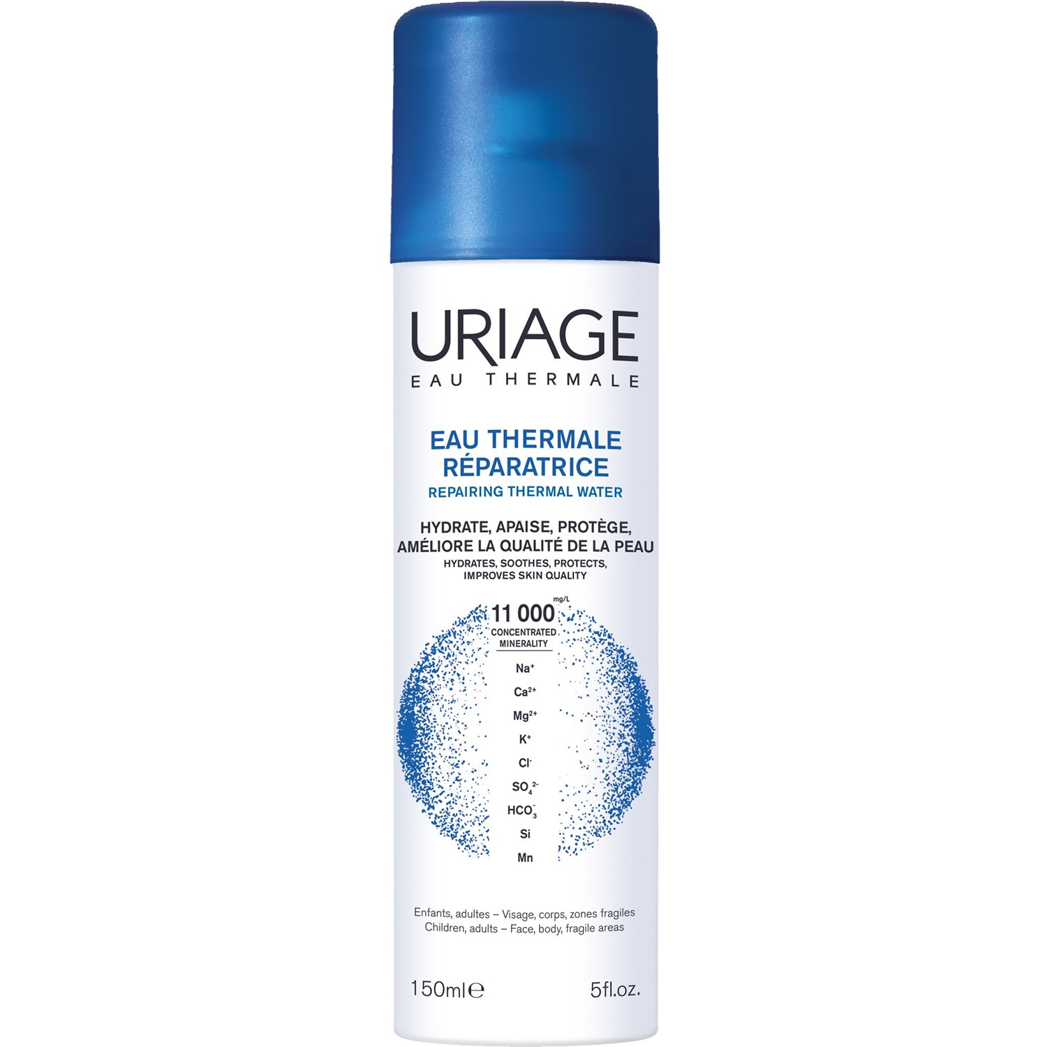 Uriage Uriage Eau Thermale Water Ενυδατικό & Καταπραϋντικό Ιαματικό Νερό Προσώπου & Σώματος σε Spray 150ml
