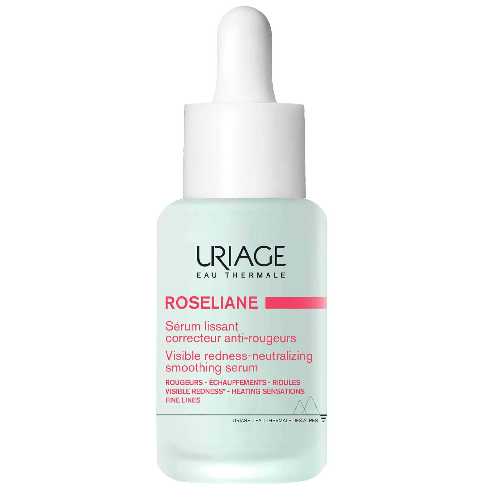 Uriage Uriage Roseliane Visible Redness-Neutralizing Smoothing Serum Ορός για την Ευαίσθητη Επιδερμίδα Κατά της Ερυθρότητας & του Inflammaging 30ml