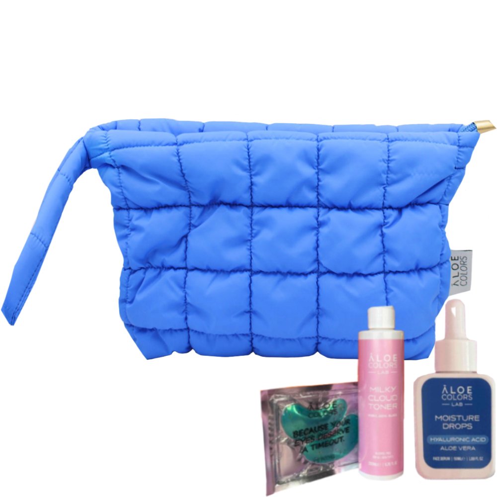 Aloe Colors Aloe Colors Promo Skincare Bag Moisture With Hyaluronic Acid Moisture Drops Serum 50ml & Milky Cloud Toner 200ml & Eye Patces Set 1 Τεμάχιο & Δώρο Νεσεσέρ 1 Τεμάχιο