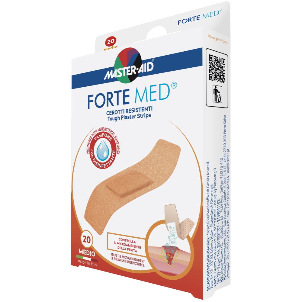 Master Aid Master Aid Forte Med 78X20mm Στενά 20Strip