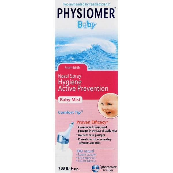 Physiomer Baby Comfort – Ισότονο ,Προσφέρει Τέλειο Καθαρισμό και Πλύση της Ρινικής Κοιλότητας115ml