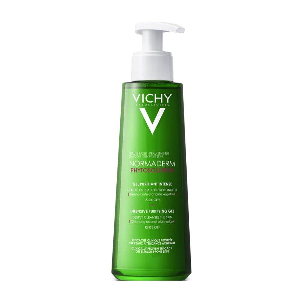 Vichy Normaderm Phytosolution Intensive Purifying Gel Τζελ Εντατικού Καθαρισμού για Λιπαρές Επιδερμίδες με Τάση Ακμής 200ml