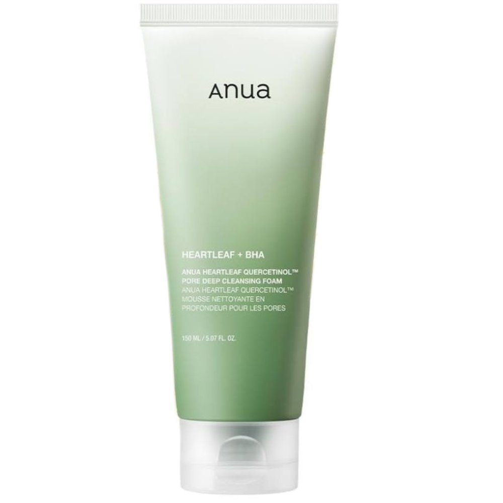 Anua Heartleaf Quercetinol Pore Deep Cleansing Foam Απαλός Καταπραϋντικός Αφρός που Καθαρίζει σε Βάθος 150ml
