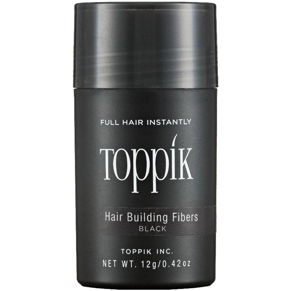 Toppik Toppik Hair Building Fibers Ίνες Κάλυψης Αραίωσης Μαλλιών με Κερατίνη 12g - Black