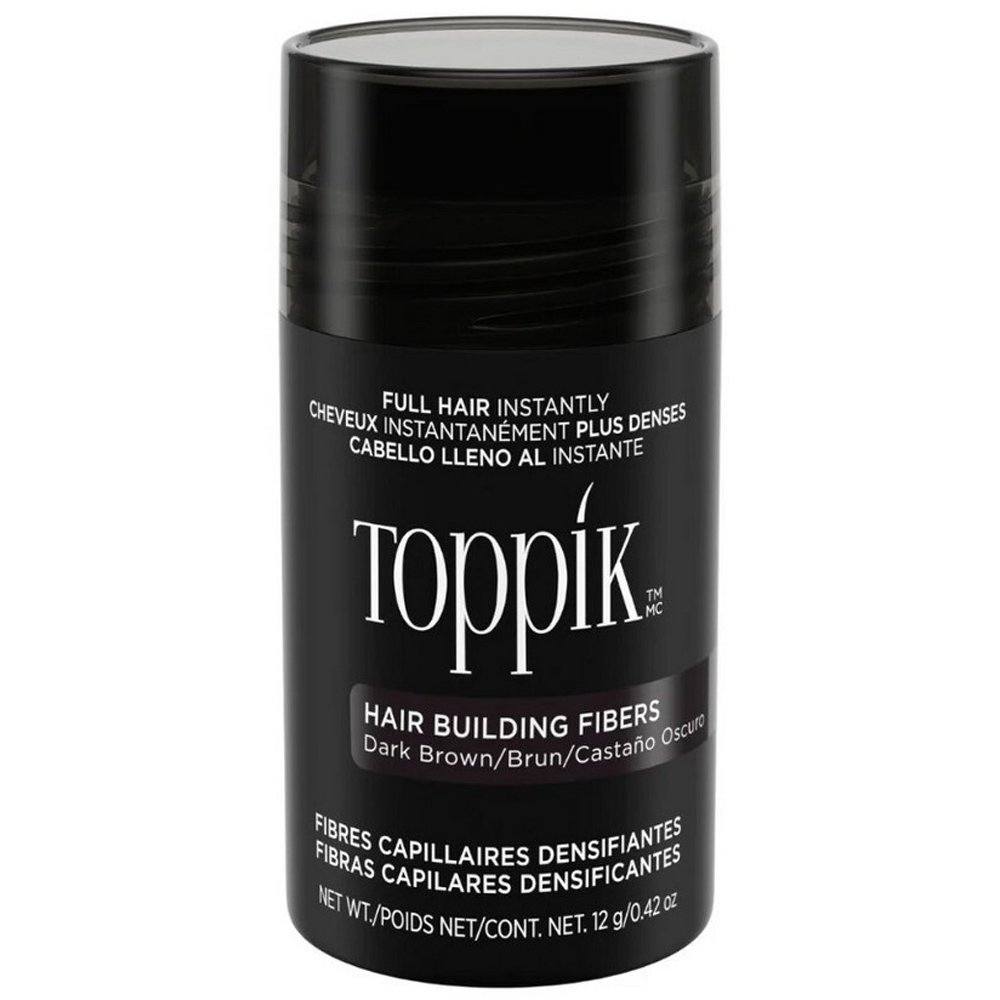 Toppik Toppik Hair Building Fibers Ίνες Κάλυψης Αραίωσης Μαλλιών με Κερατίνη 12g - Dark Brown