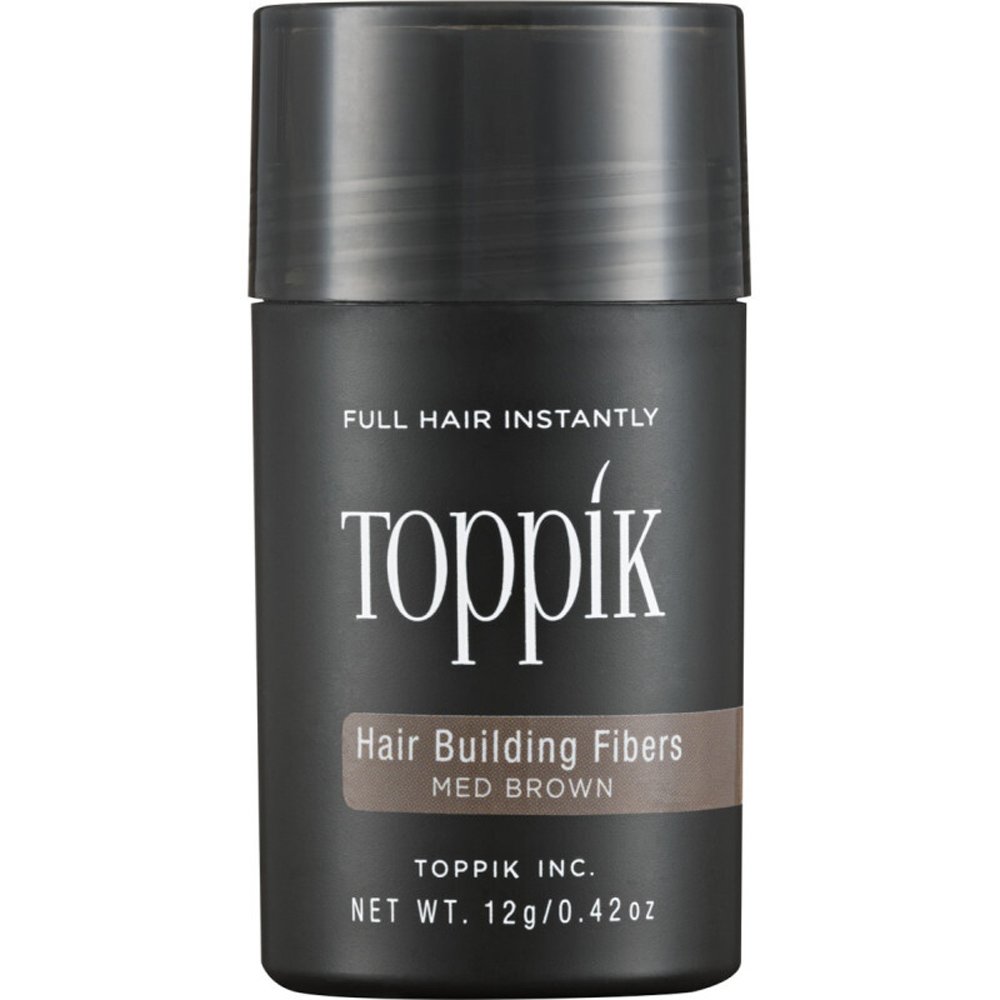 Toppik Toppik Hair Building Fibers Ίνες Κάλυψης Αραίωσης Μαλλιών με Κερατίνη 12g - Medium Brown