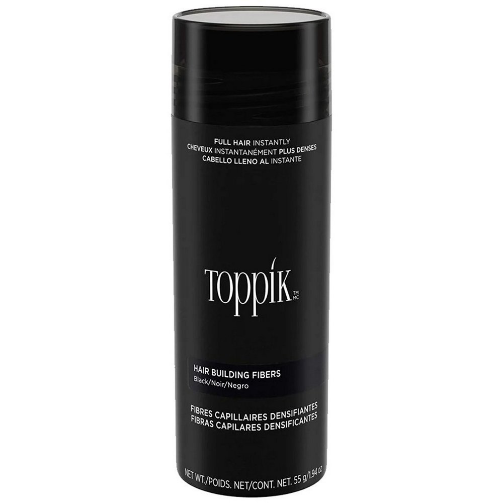 Toppik Toppik Hair Building Fibers Ίνες Κάλυψης Αραίωσης Μαλλιών με Κερατίνη 55g - Black