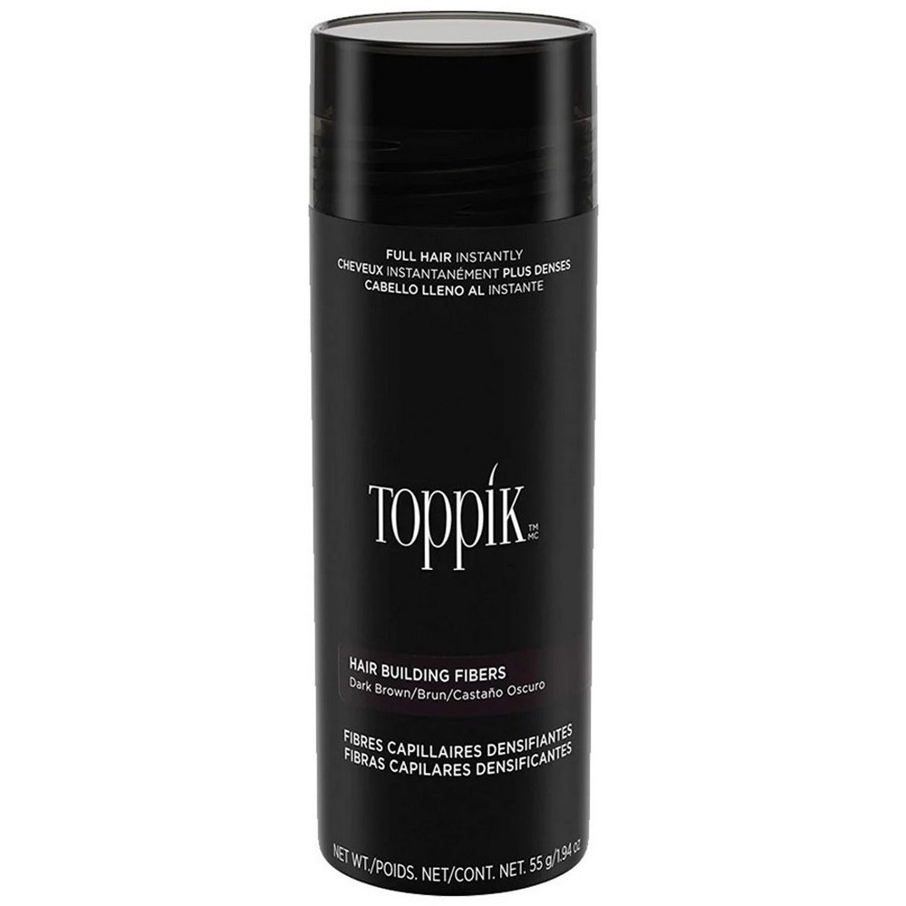 Toppik Toppik Hair Building Fibers Ίνες Κάλυψης Αραίωσης Μαλλιών με Κερατίνη 55g - Dark Brown