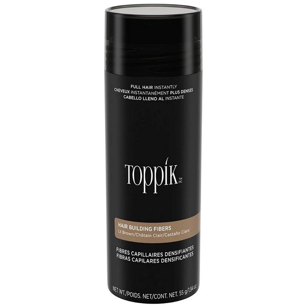 Toppik Toppik Hair Building Fibers Ίνες Κάλυψης Αραίωσης Μαλλιών με Κερατίνη 55g - Light Brown