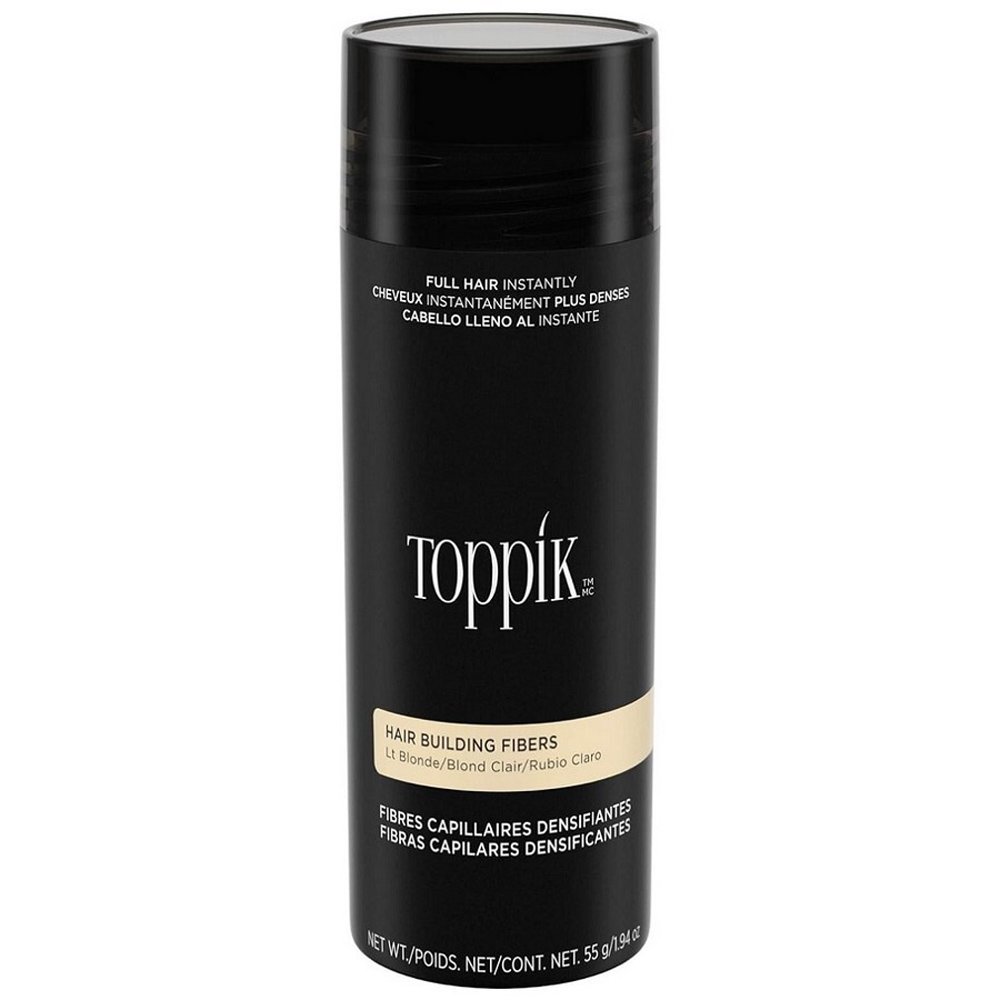 Toppik Toppik Hair Building Fibers Ίνες Κάλυψης Αραίωσης Μαλλιών με Κερατίνη 55g - Light Blonde