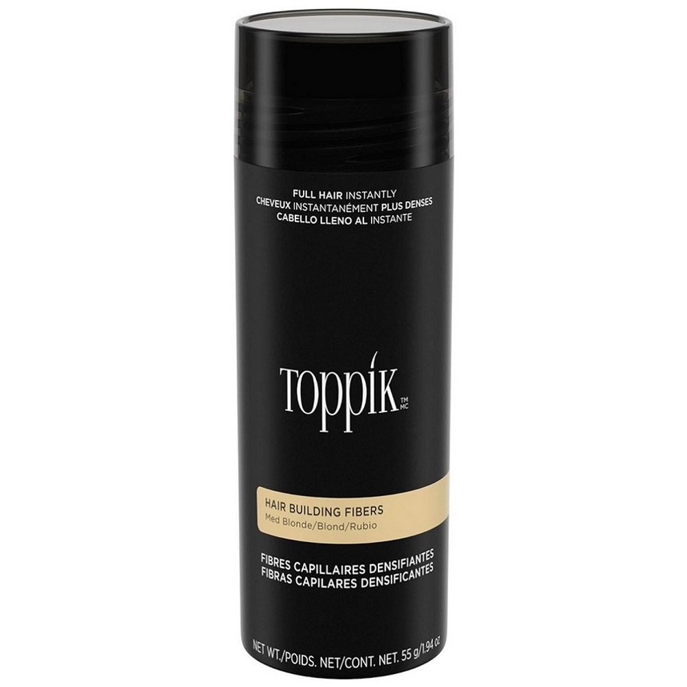 Toppik Toppik Hair Building Fibers Ίνες Κάλυψης Αραίωσης Μαλλιών με Κερατίνη 55g - Medium Blonde