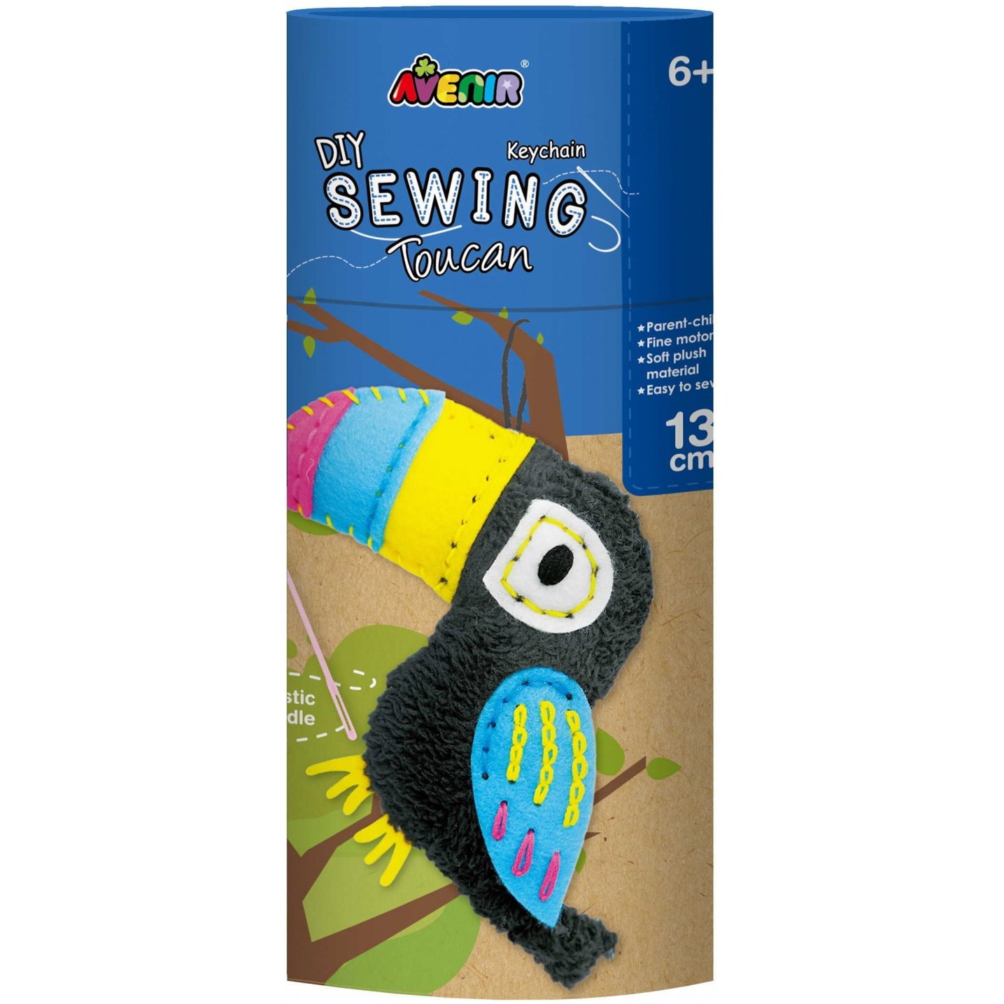 Avenir Avenir Sewing Keychain Κωδ 60204 Κούκλα Ραπτικής Τουκάν 1 Τεμάχιο - Toucan