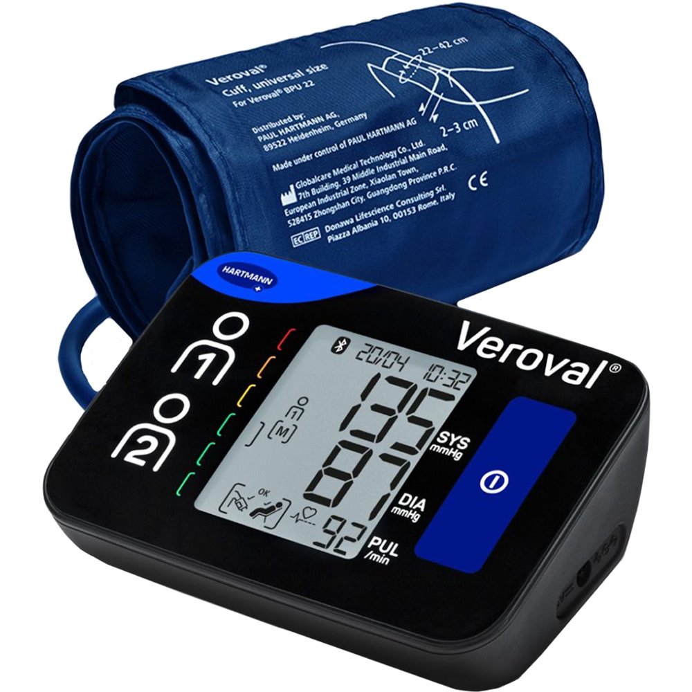 HARTMANN Hartmann Veroval Compact+ Upper Arm Blood Pressure Monitor Πιεσόμετρο Βραχίονα με Υψηλή Ακρίβεια Μέτρησης 1 Τεμάχιο