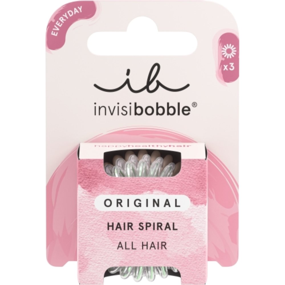 Invisibobble Original Everyday Hair Spiral Λαστιχάκια Μαλλιών για Όλους τους Τύπους Μαλλιών 3 Τεμάχια