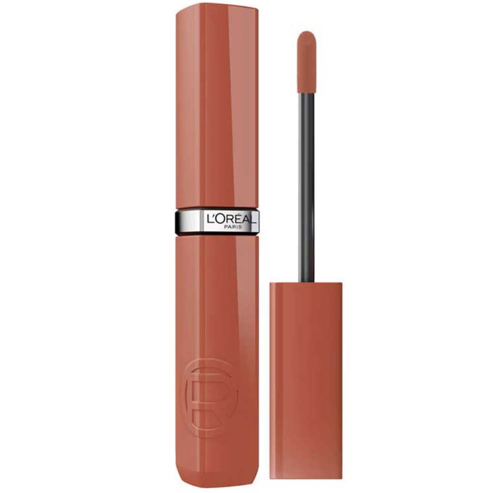 L'Oreal Paris Infaillible Laque Resistance Liquid Lipstick Υγρό Λαμπερό Κραγιόν για Έντονο Χρώμα Μακράς Διάρκειας 4.3ml - 213 Smocked Rose