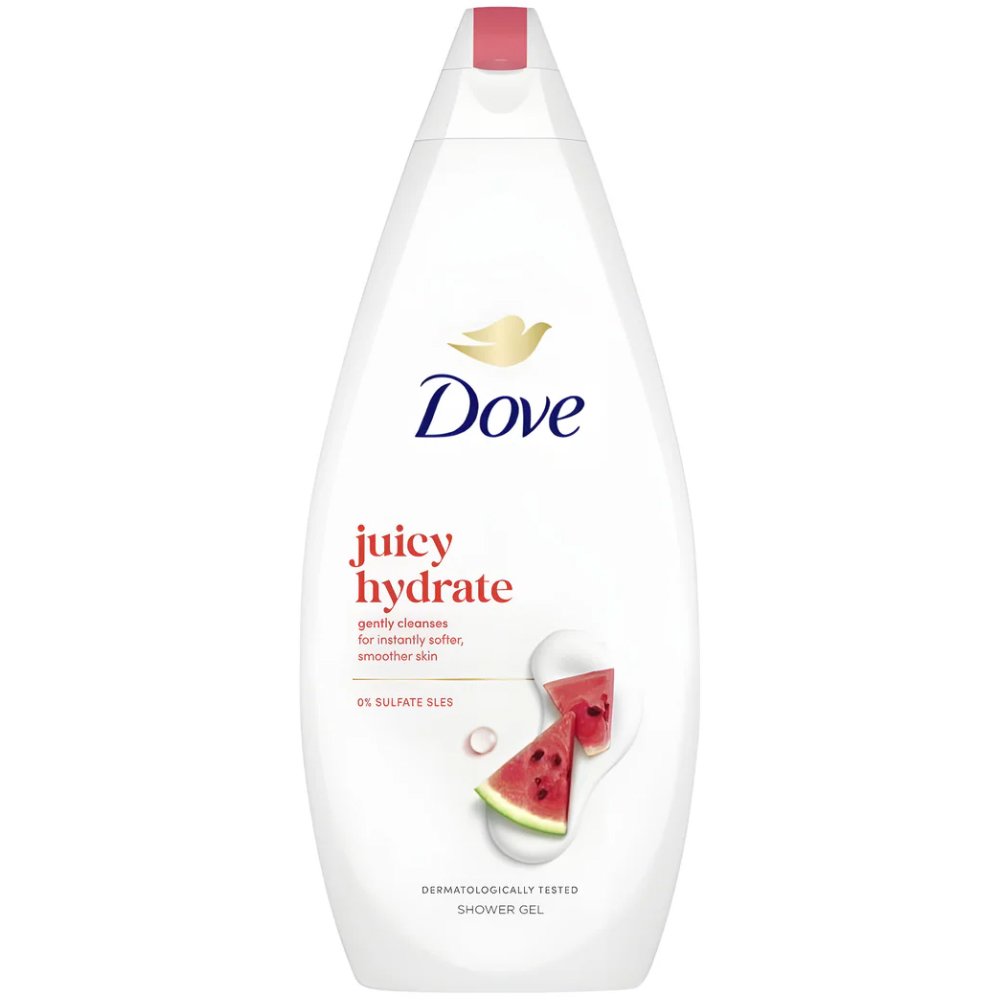 Dove Juicy Hydrate Shower Gel Ενυδατικό & Θρεπτικό Αφρόλουτρο για Λεία Επιδερμίδα με Φρουτώδες Άρωμα Καρπούζι 720ml