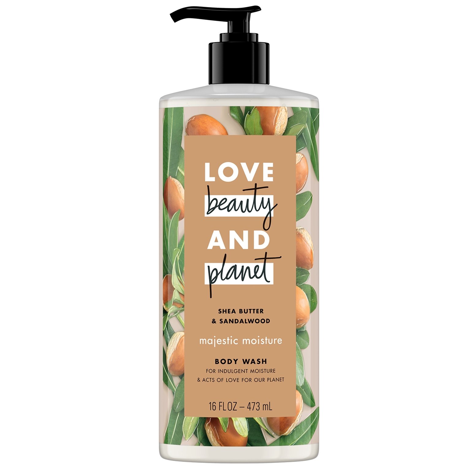 Love Beauty and Planet Shower gel Shea Butter & Sandalwood oil, Αφρόλουτρο 500ml