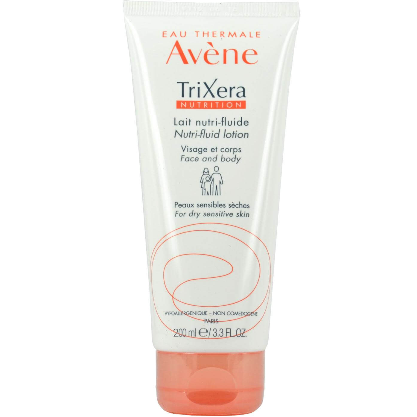 Avene Trixera Nutrition Lait Nutri-Fluide Λεπτόρρευστο Θρεπτικό Γαλάκτωμα για την Ενυδάτωση του Ευαίσθητου Ξηρού Δέρματος 200ml