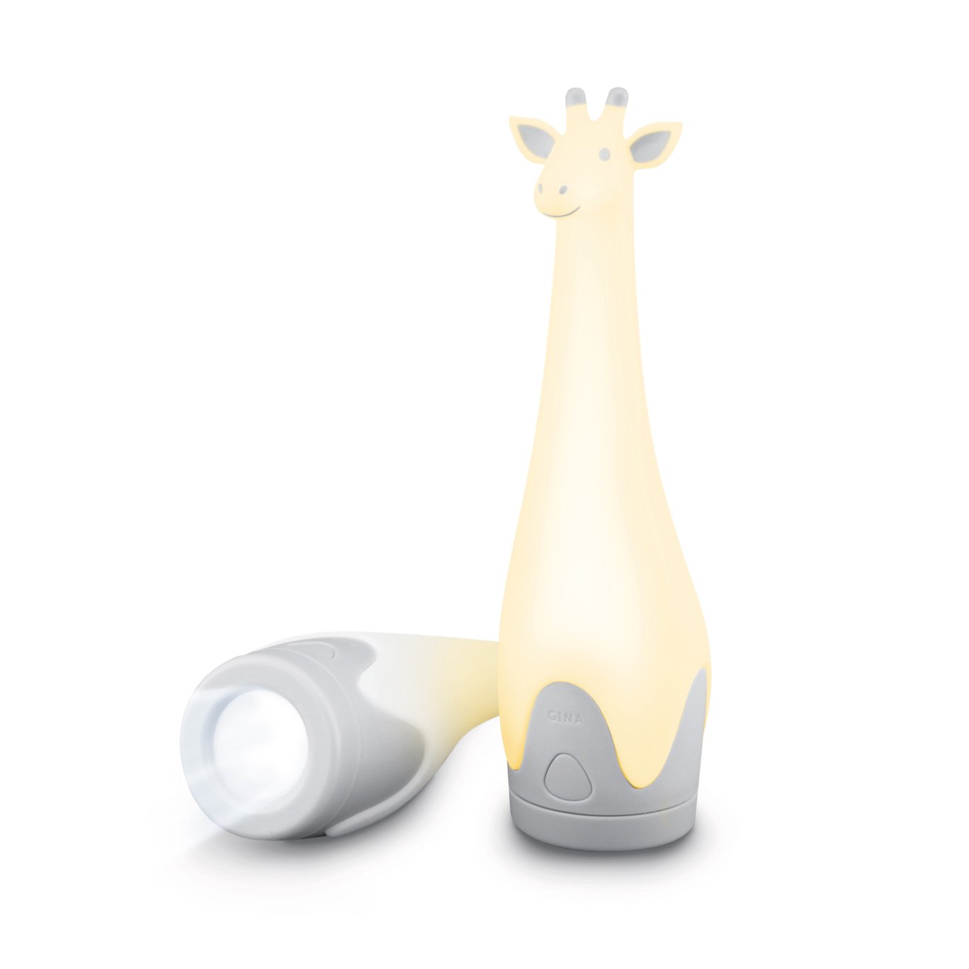 Zazu Torch & Nightlight Gina the Giraffe Πολύχρωμο Φωτάκι Νυκτός & Φακός Μαζί, με Αυτόματο Κλείσιμο, Καμηλοπάρδαλη, από 3 Ετών