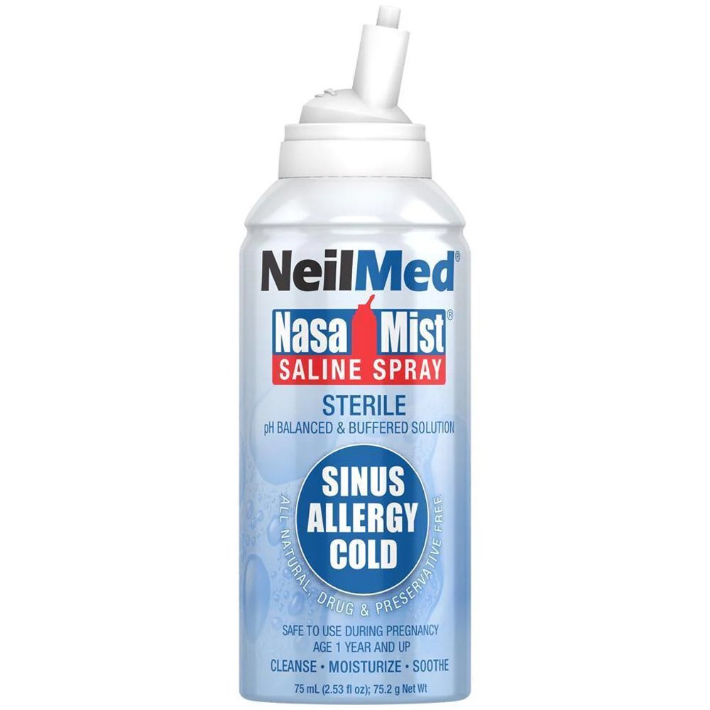 NeilMed NeilMed Nasa Mist Isotonic Nasal Saline Spray Αποστειρωμένο Καταπραϋντικο Ρινικό Σπρέι Φυσιολογικού Ορού 75ml