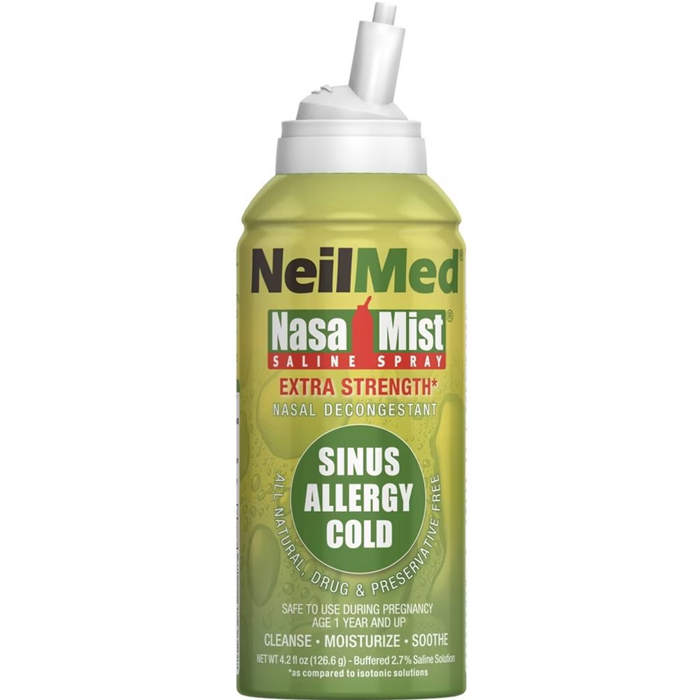 NeilMed NeilMed NasaMist Extra Strength Saline Spray Υπέρτονο Ρινικό Σπρέι για την Ανακούφιση & Ενυδάτωση της Ρινικής Κοιλότητας 126g