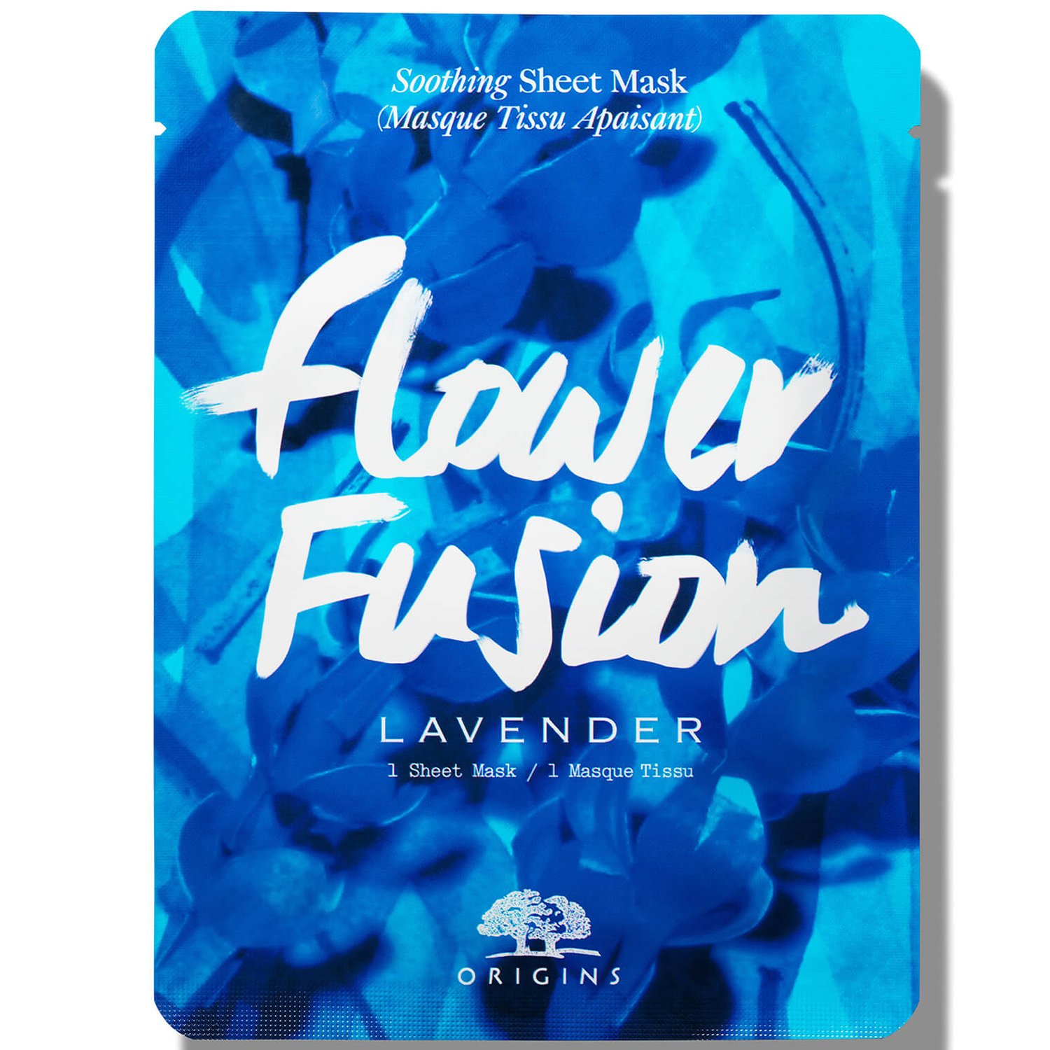 Origins Flower Fusion Soothing Sheet Mask Lavender Μάσκα Προσώπου με Καταπραϋντική Δράση για τις Ξηρές Ευαίσθητες Επιδερμίδες