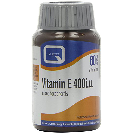 Quest Vitamins Vitamin E 400iu Mixed Tocopherols Φυσική Πηγή Βιταμίνης E 60caps