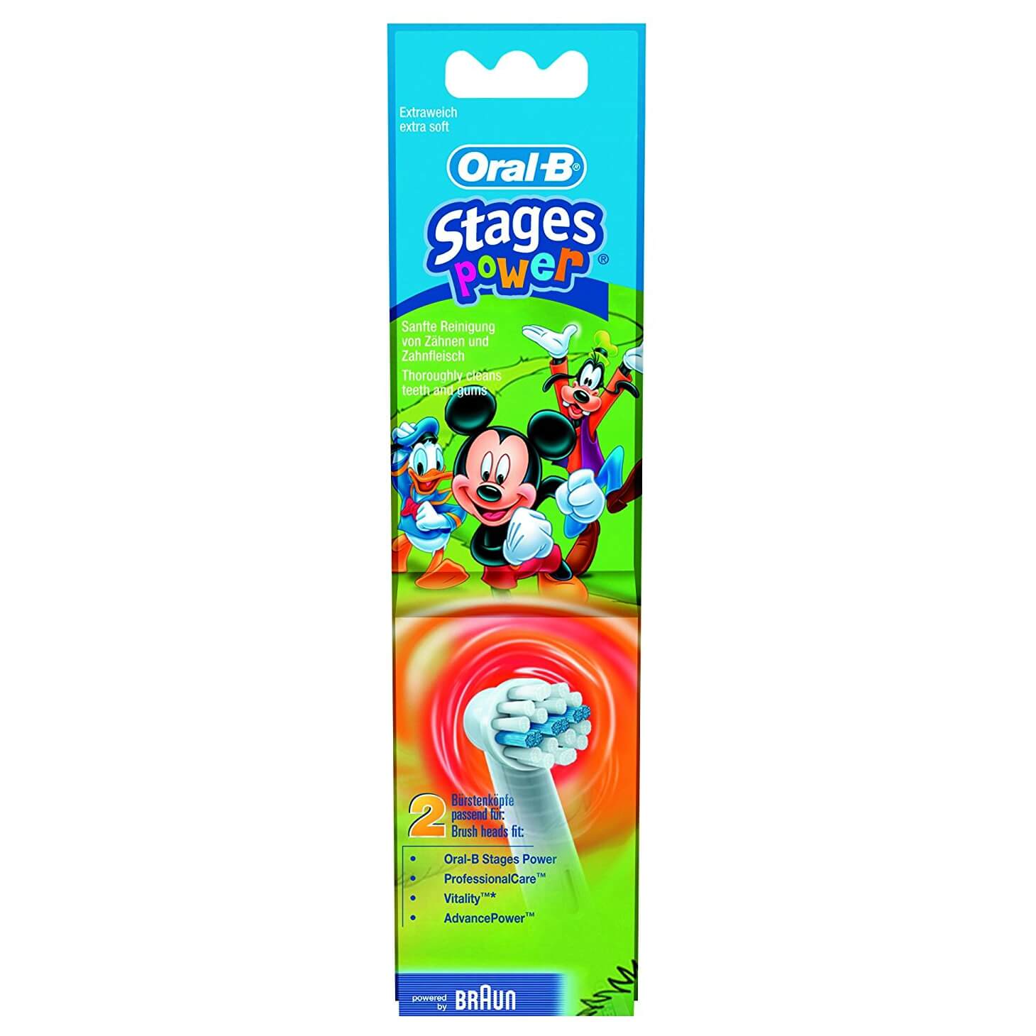 Oral-b Stages Ανταλλακτικές Κεφαλές Kids 2 Ανταλλακτικά
