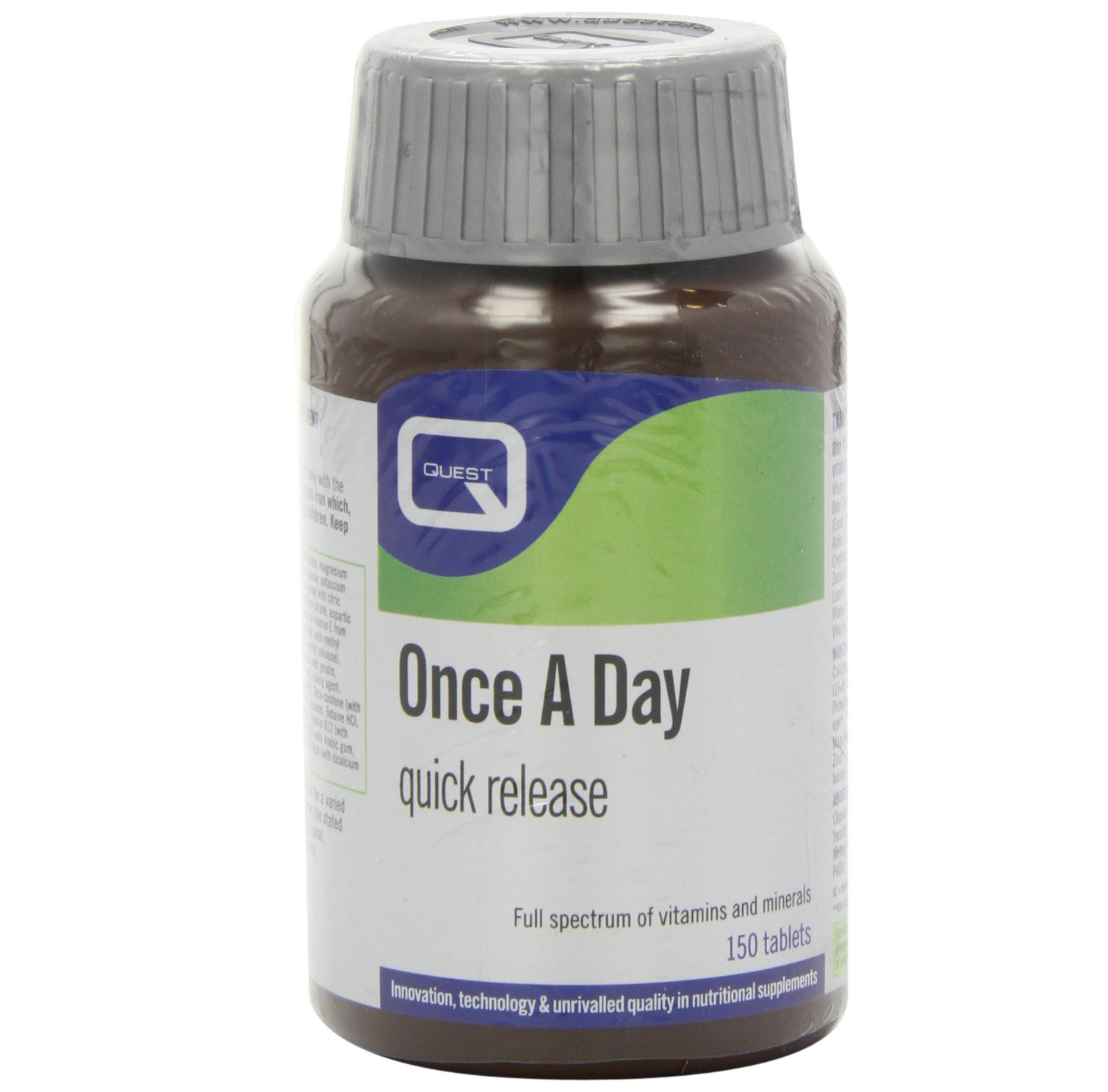 Quest Once a day, Multivitamins with Antioxidants & chelated minerals 30 tabs