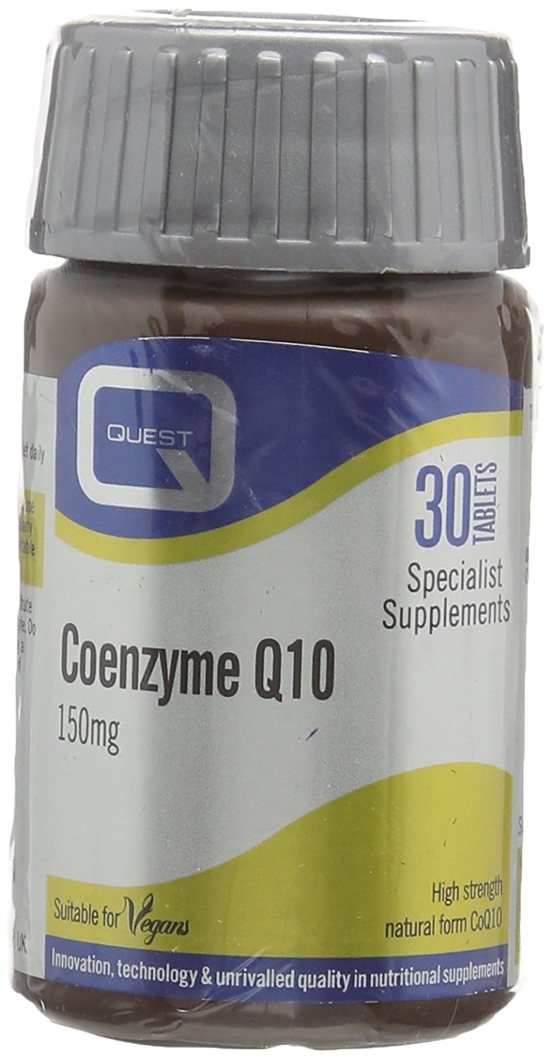 Quest Coenzyme Q10 150mg Συμπλήρωμα Διατροφής Συνενζύμου Q10 για την Μέγιστη Παραγωγή Ενέργειας 30tabs