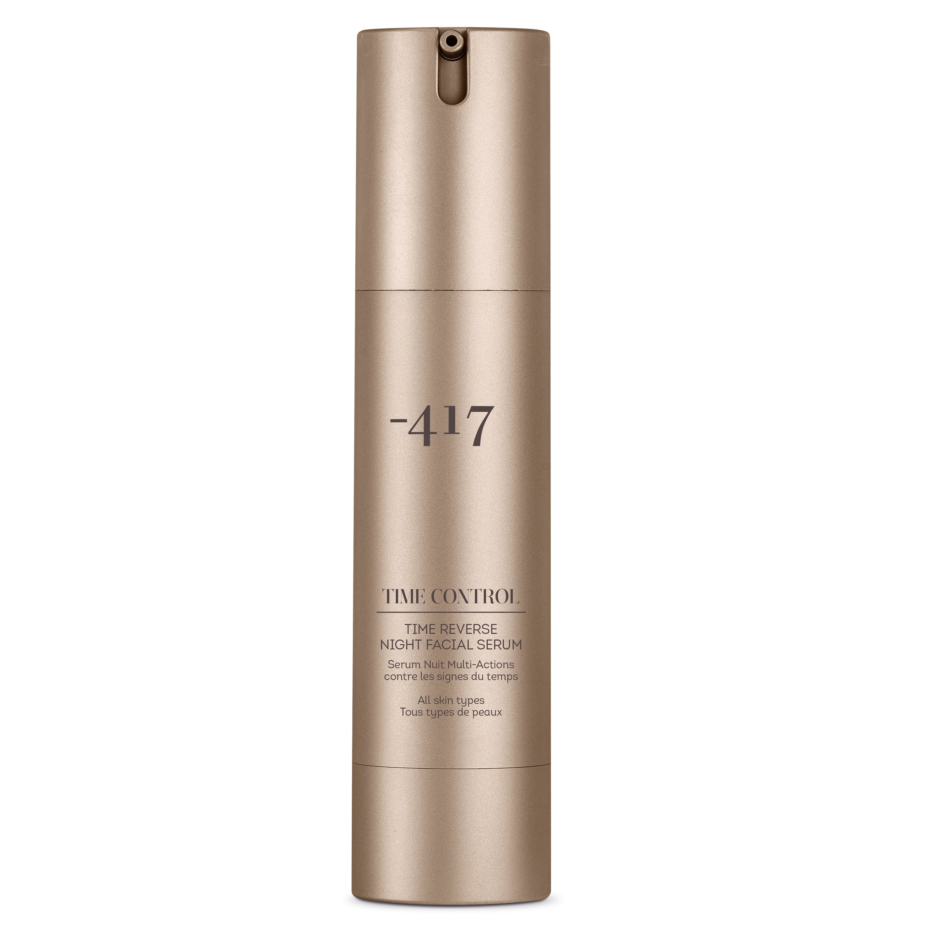 Minus 417 Time Control Revrse Night Facial Serum Αντιρυτιδικός & Αντιγηραντικός Ορός Προσώπου 50ml