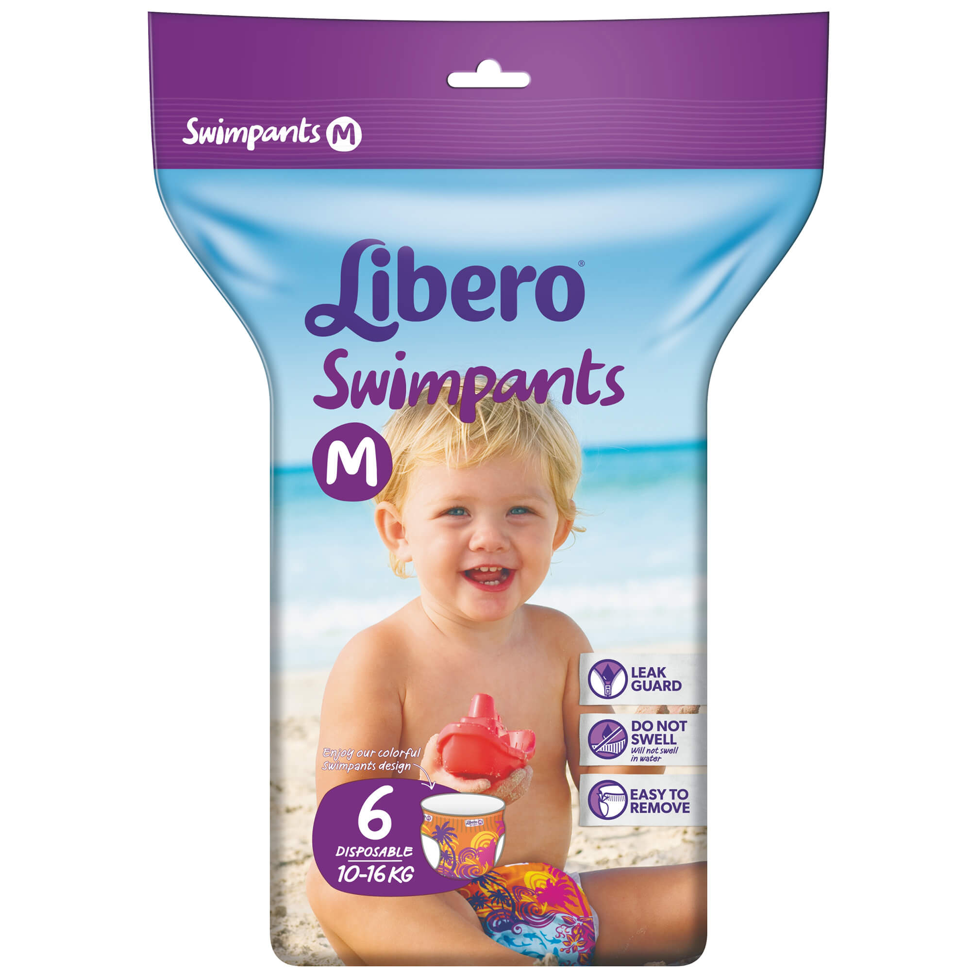 Libero Swimpants Medium (10-16kg), 6 πάνες