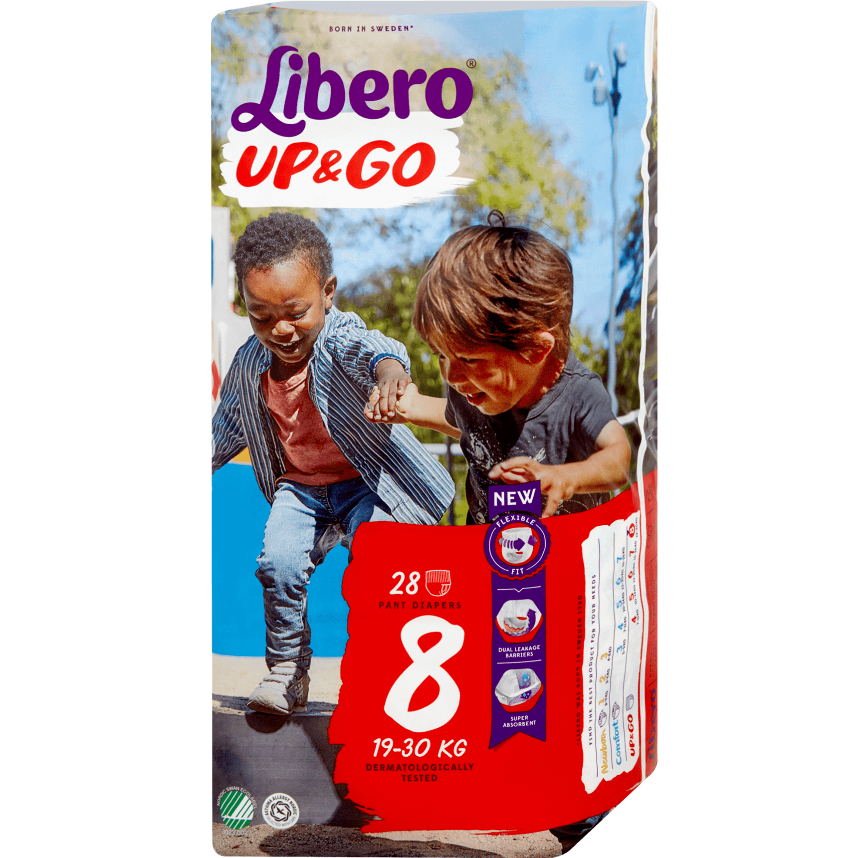 Libero Up&Go Πάνα Βρακάκι Νο8 19-30Kg 28 πάνες