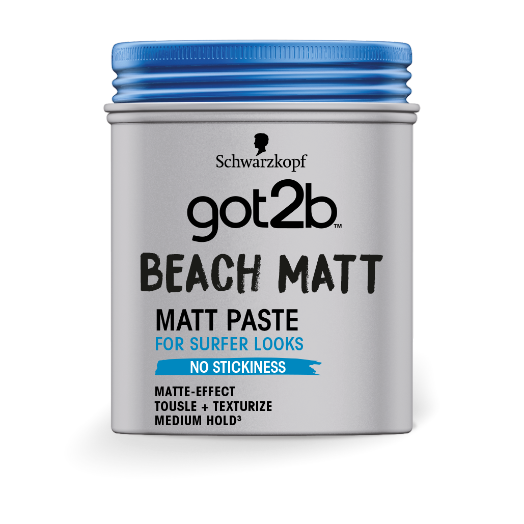 Schwarzkopf Got2b Beach Matt Paste Πηλός για Ατημέλητο Λουκ & Ματ Τελείωμα 100ml