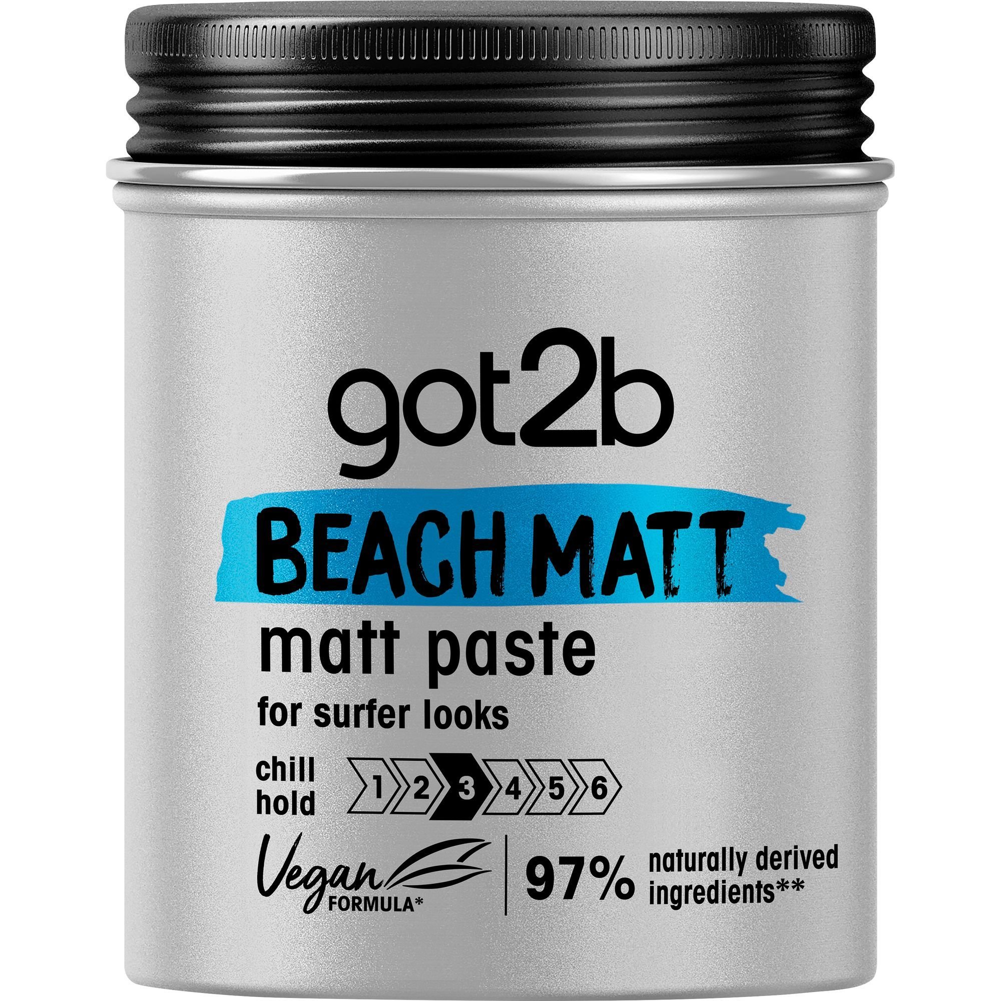 Schwarzkopf Got2b Beach Matt Paste Level 3 Πηλός για Ατημέλητο Λουκ & Ματ Τελείωμα 100ml