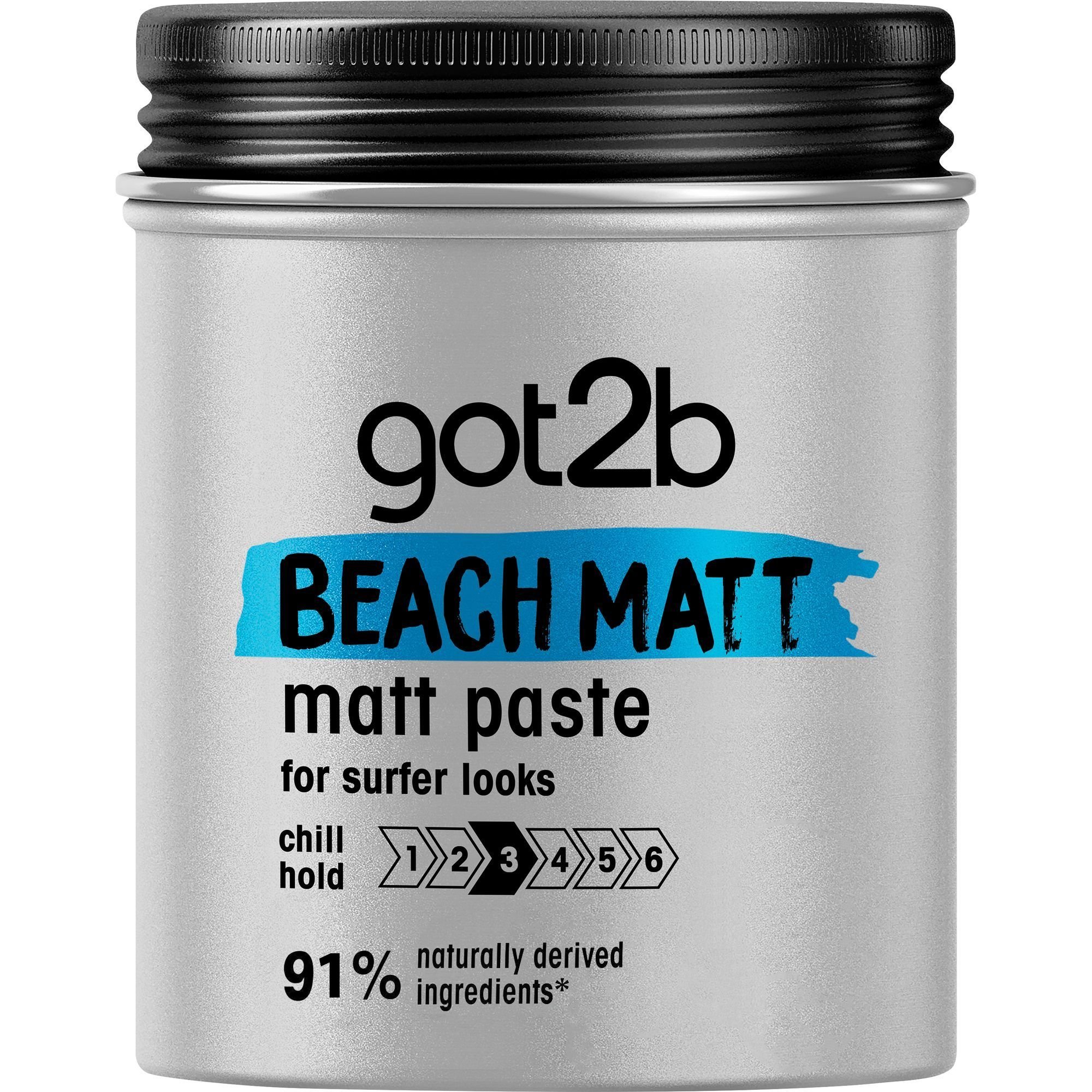 Schwarzkopf Got2b Beach Matt Paste Level 3 Πηλός για Ατημέλητο Λουκ & Ματ Τελείωμα 100ml