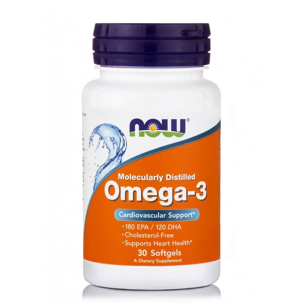 Now Now Foods Omega-3 1000mg Συμπλήρωμα Διατροφής Ωμέγα-3 Λιπαρών Οξέων 30Softgels