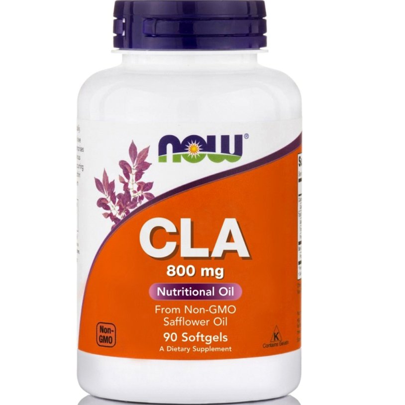 Now Foods Cla 800mg Συμβάλλει στη Διατήρηαη Ιδανικού Σωματικού Βάρους 90softgels