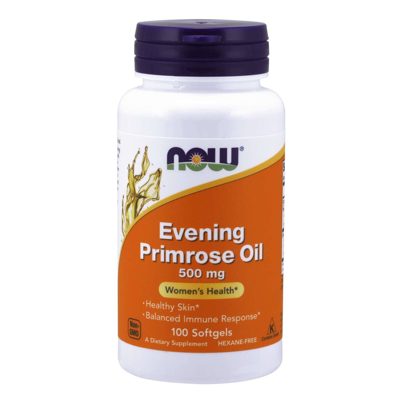 Now Foods Evening Primrose Oil 500mg Συμπλήρωμα Διατροφής με Έλαιο Νυχτολούλουδου 100 Softgels