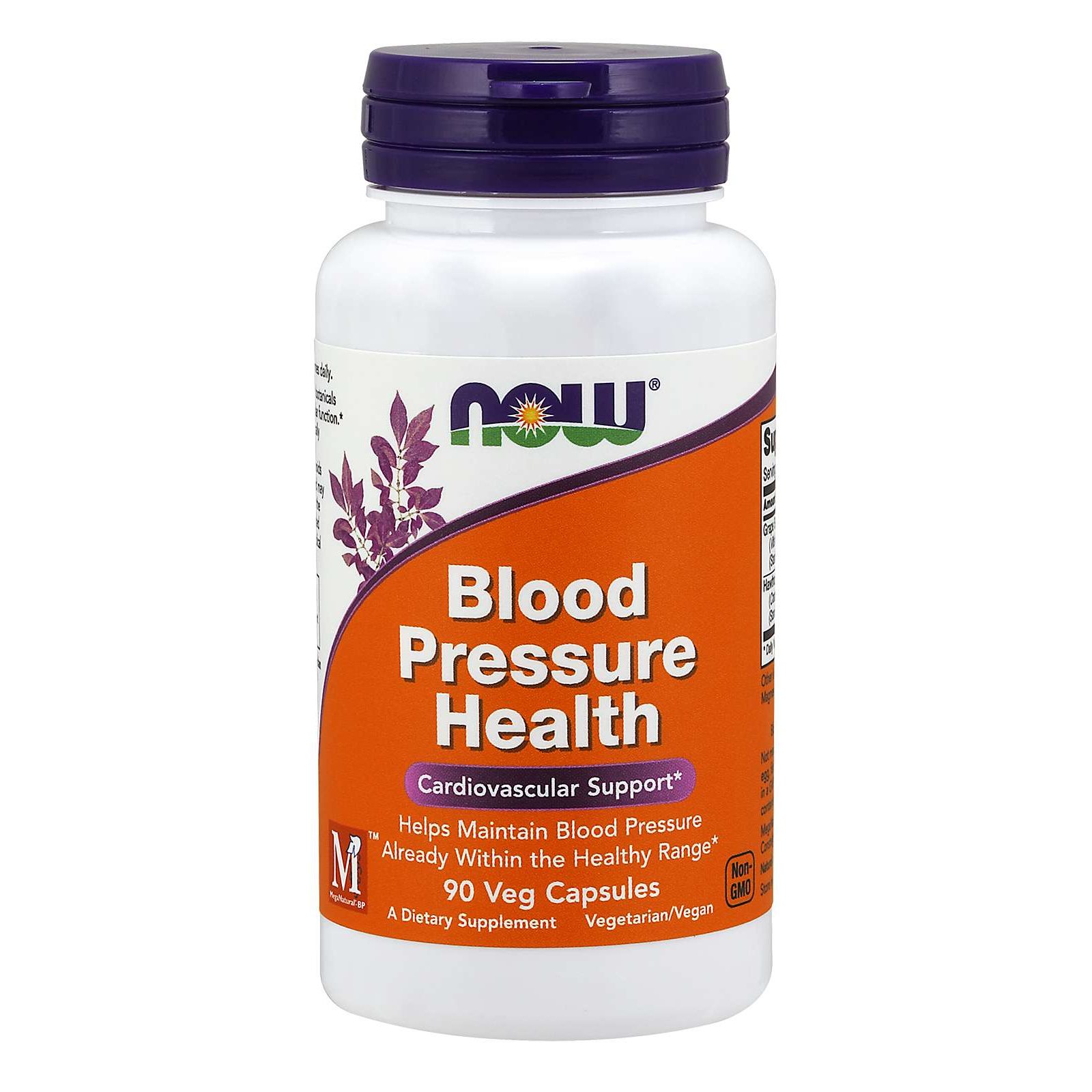 Now Now Foods Blood Pressure Health Συμπλήρωμα Διατροφής που Συμβάλλει στην Μείωση της Αρτηριακής Πίεσης 90veg.caps