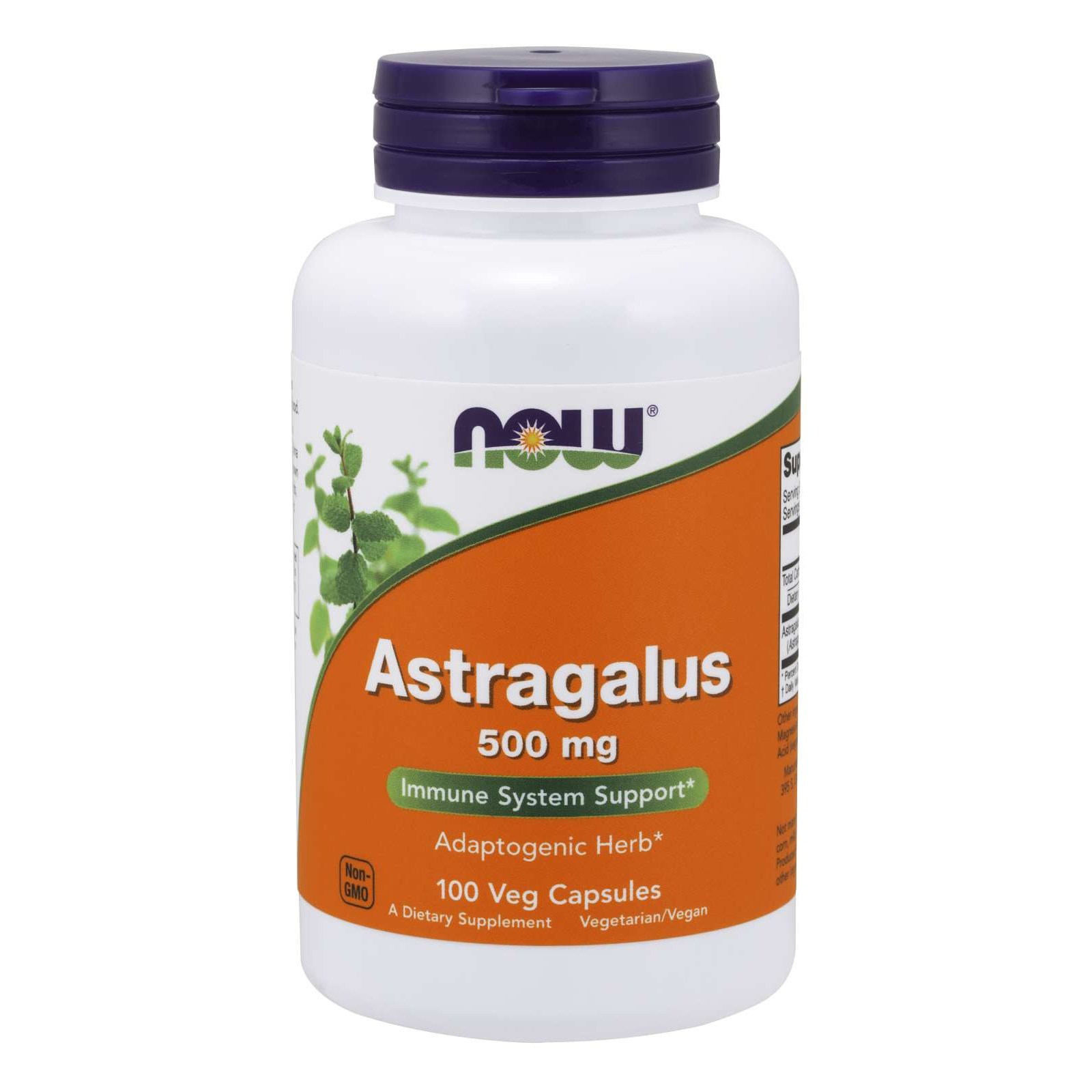 Now Foods Astragalus 500mg Συμπλήρωμα Διατροφής για την Ενίσχυση του Ανοσοποιητικού & την Προστασία από το Κρυολόγημα 100VegCaps