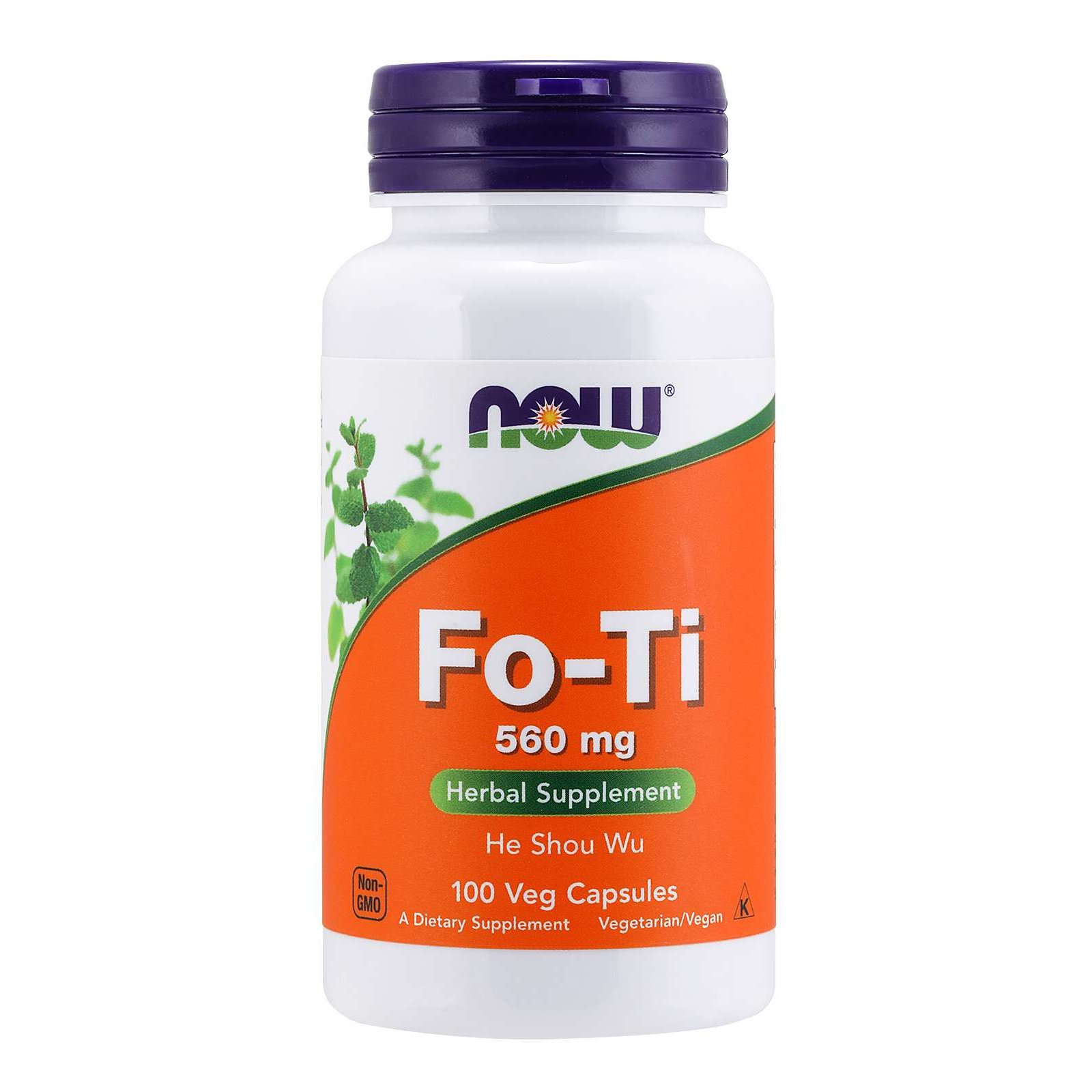 Now Foods Fo-Ti 560mg Φυτικό Συμπλήρωμα Διατροφής για Ενέργεια, Αποτοξίνωση & Τόνωση του Οργανισμού 100 VegCaps