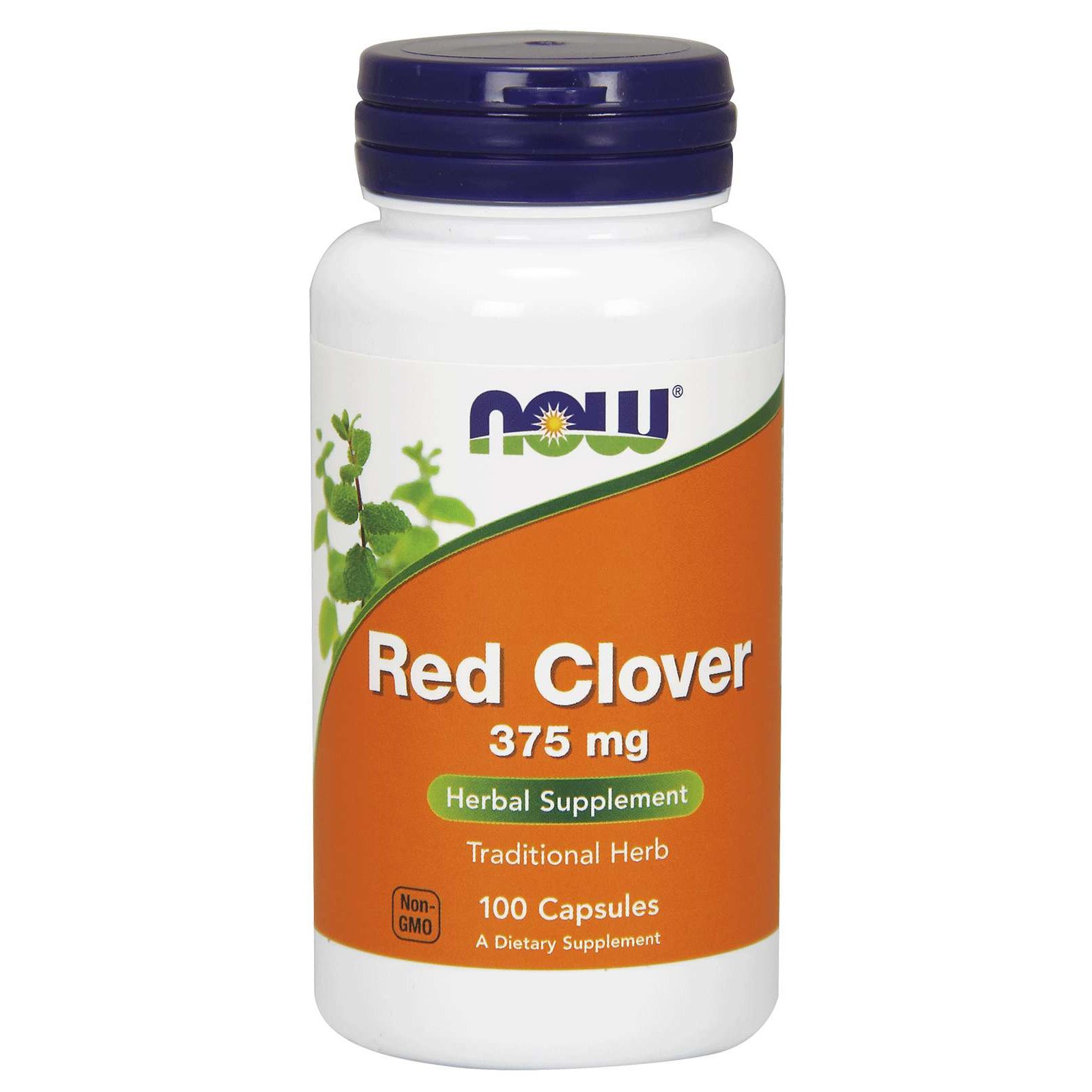 Now Foods Red Clover 375mg Συμπλήρωμα Διατροφής από Κόκκινο Τριφύλλι για την Αντιμετώπιση των Δερματικών Προβλημάτων 100 VegCaps